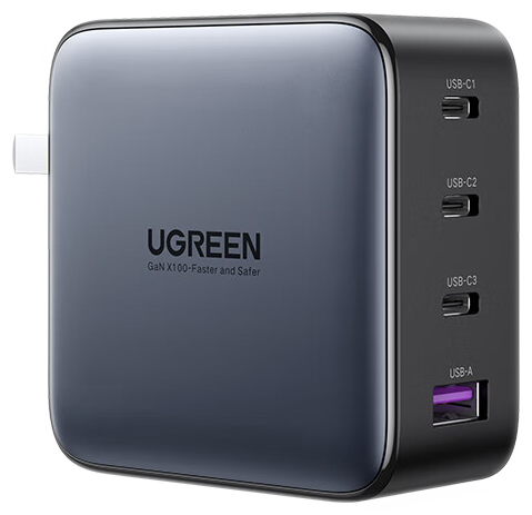 绿联100 W 3C + 1A 充电器图片